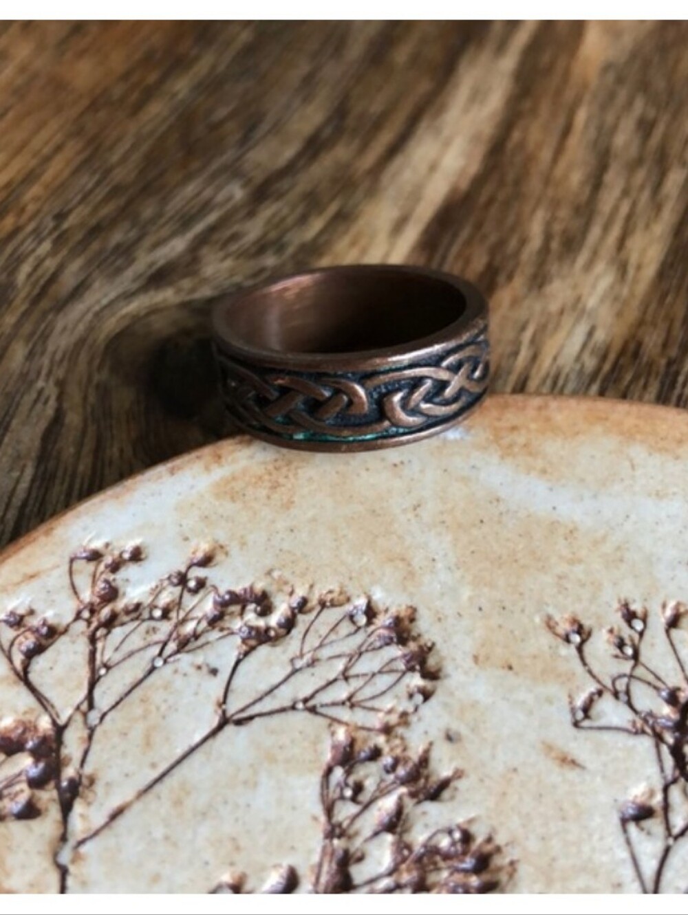 VTG Copper Celtic Knot Ring Size 6